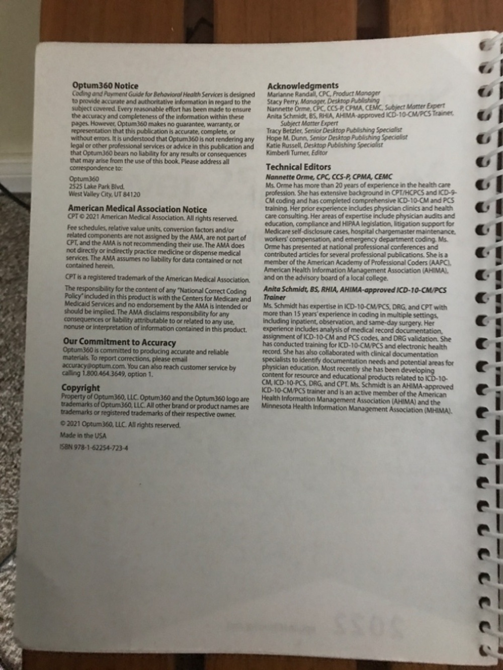 OPTUM 360 2022 BEHAVIORAL HEALTH CODING & PAYMENT GUIDE - Picture 4 of 5